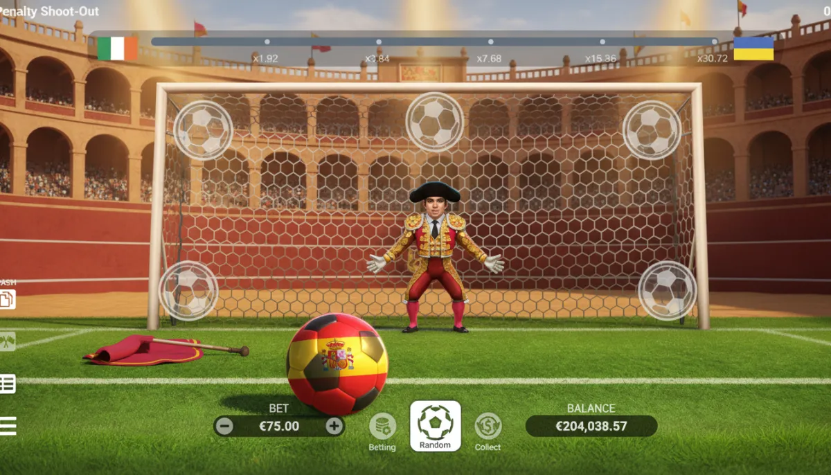 Penalty Shoot Out è un gioco arcade in cui l'utente deve battere il portiere e segnare gol